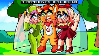 ¡ATRAPADO con 2 CHICAS en una BURBUJA GIGANTE! 😂 SRGATO X FLOR en CHICO VS CHICA MINECRAFT PERO