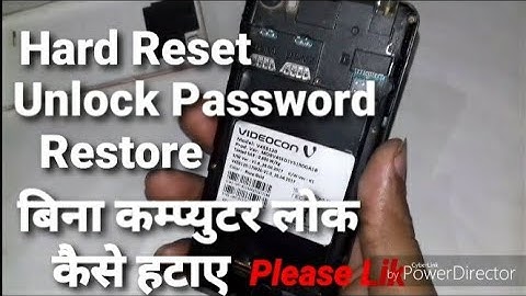 How to hardreset v455120 Videocon mobile & Pattern remove/Videocon mobile ka lock kaise tode/restore