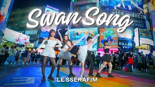 【KPOP IN PUBLIC｜ONE TAKE】LE SSERAFIM (르세라핌) 'Swan Song' | Cover by DCUU | from Taiwan Resimi