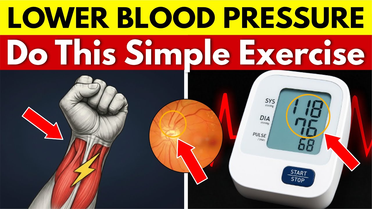 3 Simple Exercises to Lower Blood Pressure FAST | Cardivive - YouTube