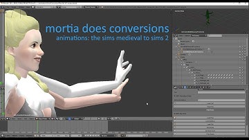Converting Animations from The Sims Medieval/The Sims 3 to The Sims 2: Blender Portion