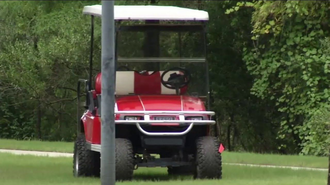 newspaper mockup Teen awake and talking after falling from golf cart in St. Johns County