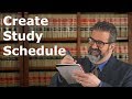 Creating a Study Schedule