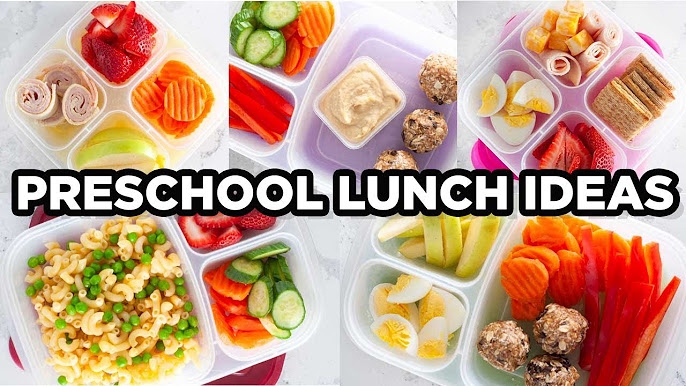 68 Healthy Preschool & Kindergarten School Lunch Ideas