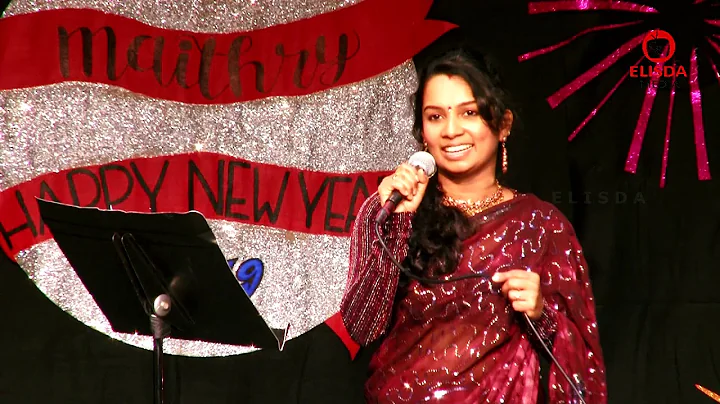 Song by Sunitha Jayakumar@ Maithry New Year Event ...