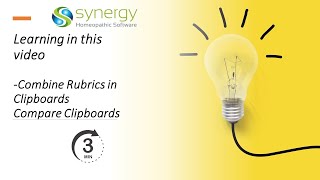 Combining rubrics in Clipboards of SHS - 3 Minute Watch