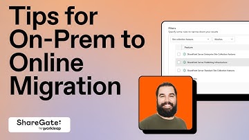 Tips for On Prem to Online Migration