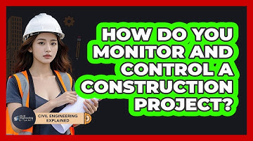 How Do You Monitor And Control A Construction Project? - Civil Engineering Explained