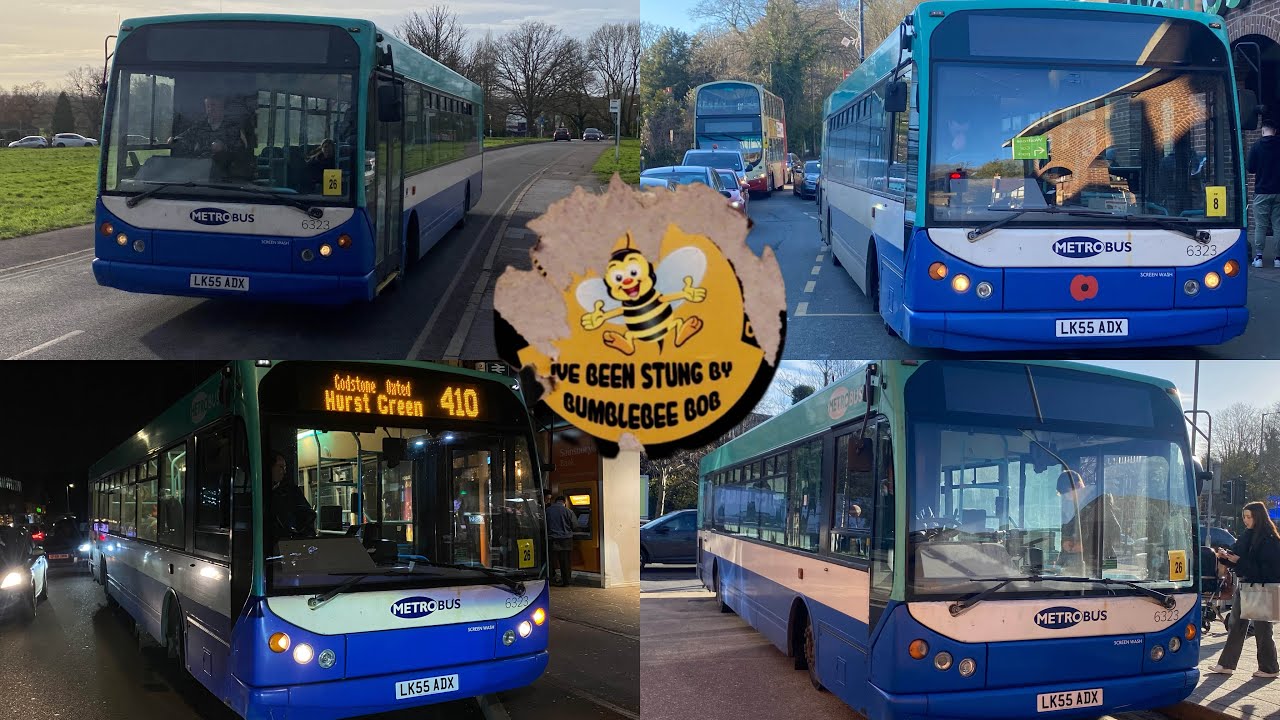 6323 (LK55 ADX) on route 410 (Metrobus)