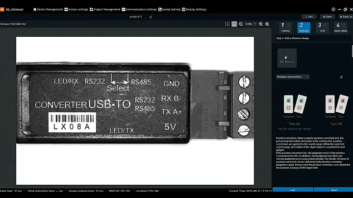 AKUSENSE Vision Sensor VDS Series Software Operation AI-powered intelligent industrial vision
