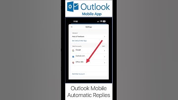 Outlook Mobile Help ✉️ | How to set an Out of Office on Outlook Mobile #shortss