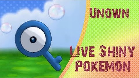 [Live] Shiny Unown at 72 Dex Nav Encounters | Omega Ruby