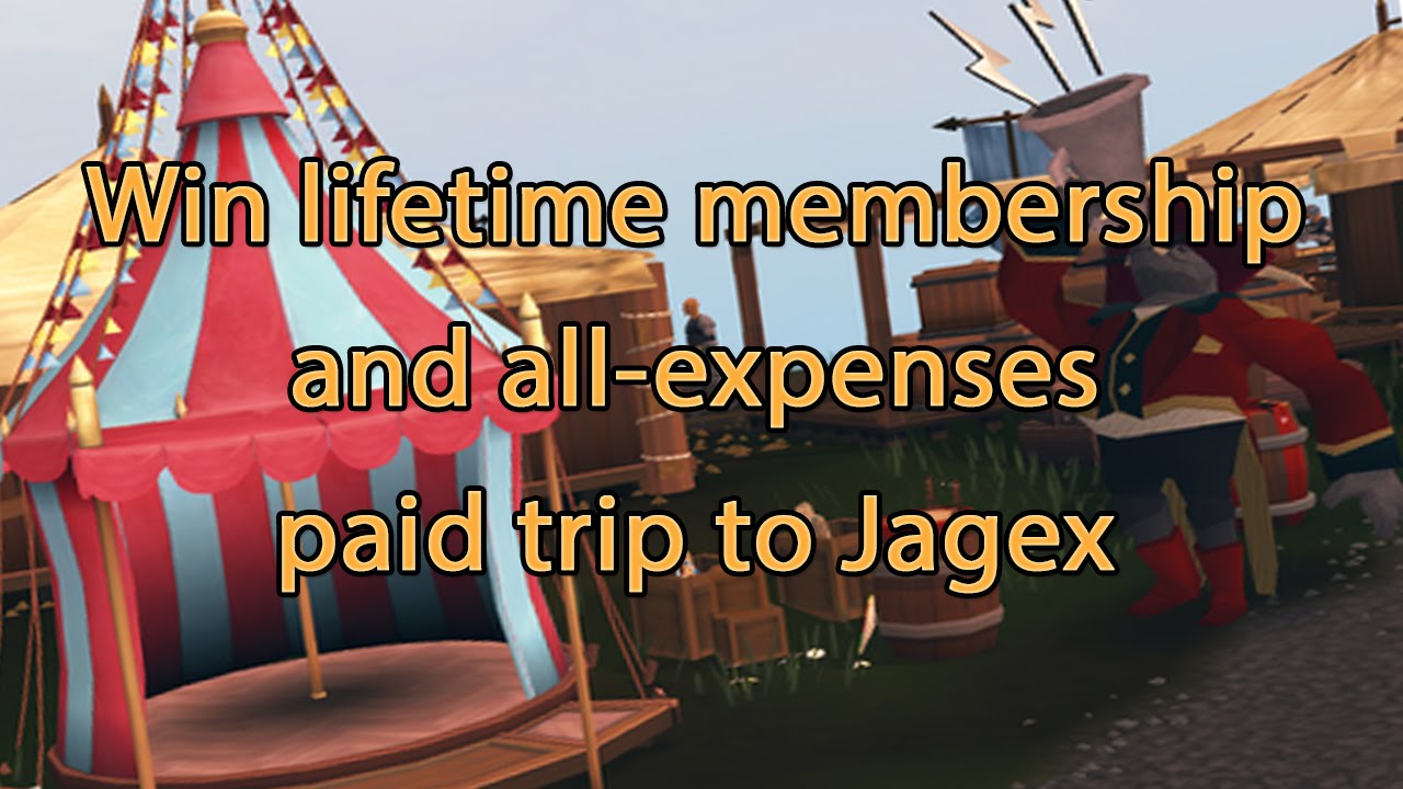 RuneScape - Win lifetime membership and free Jagex trip