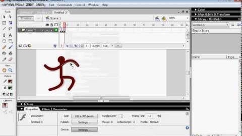 how to make a stickman dance in flash 8
