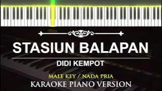 Stasiun Balapan -  Didi Kempot ( MALE KEY - KARAOKE PIANO )