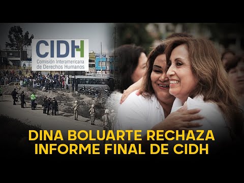 Dina Boluarte rechaza informe de CIDH: “no hubo discriminación ni ejecuciones extrajudiciales”