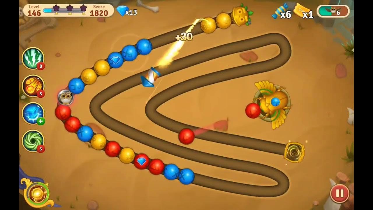 Jungle Marble Blast 2 Level 146 YouTube