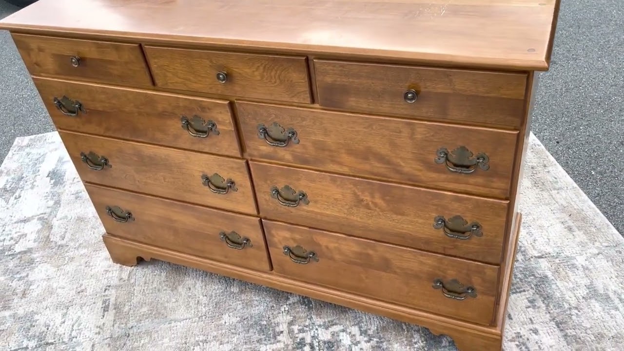 Nutmeg Maple 9-Drawer Dresser by Ethan Allen