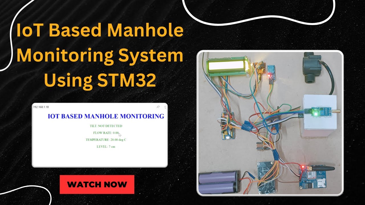Manhole detection and monitoring system using STM32 |ieee projects ...