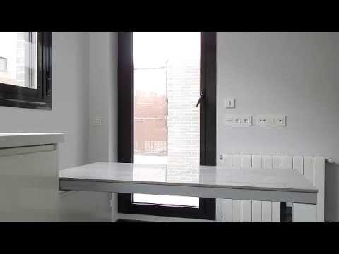 Barra de cocina deslizable youtube Cocina con desayunador y bar