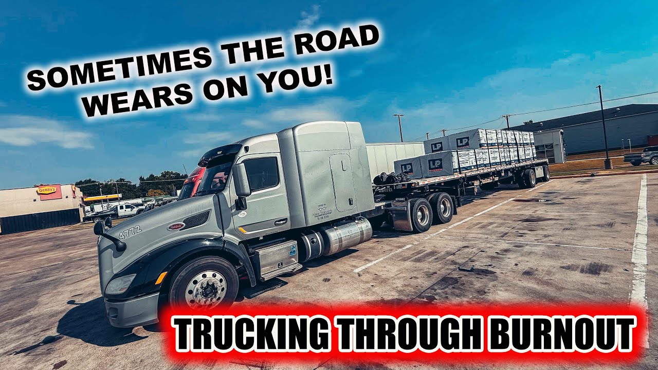 “Trucking Through Burnout — This Load Won’t Haul Itself in a Peterbilt”