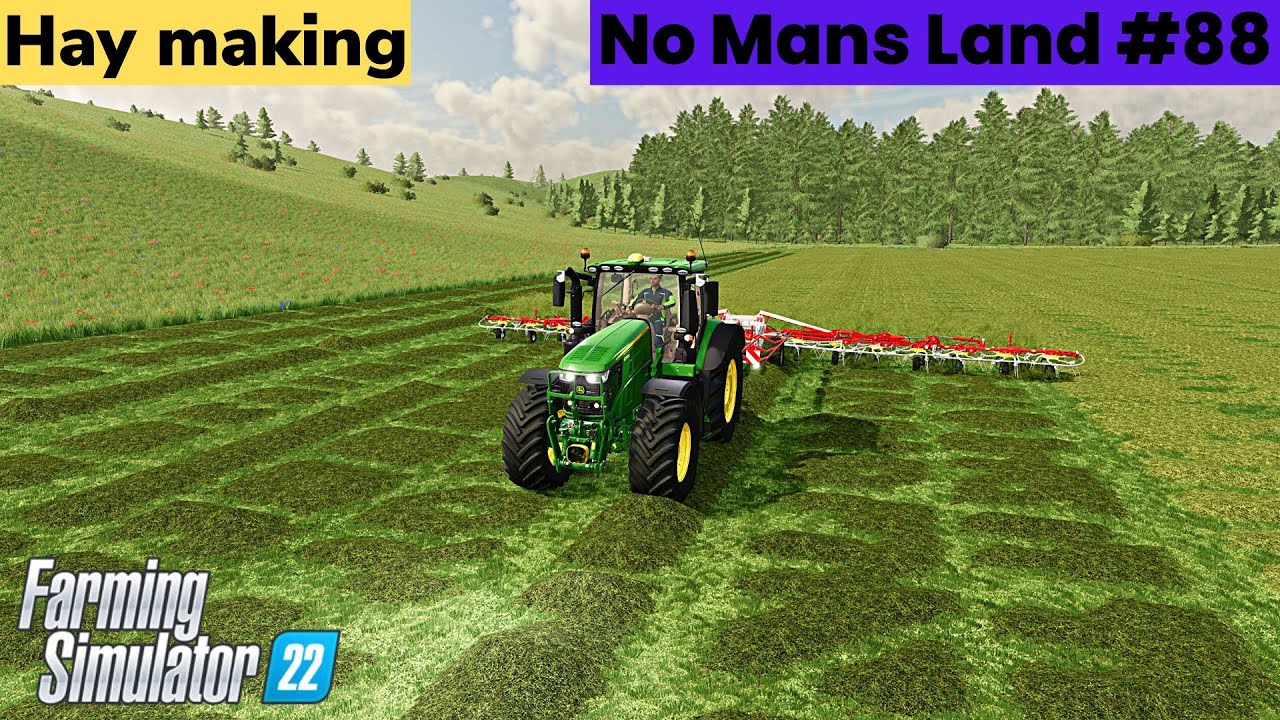 FS22🚜Barley & canola harvest Sowing oil radish Fertilization with