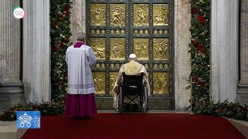 Paus Franciscus opent de Heilige Deur van de Sint Pieter