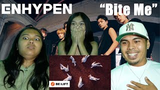 FIRST TIME REACTING TO ENHYPEN "Bite Me" | This song caught us off guard!!!