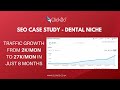 SEO Case Study - Dental Niche - Traffic Growth from 2k to 27k organically