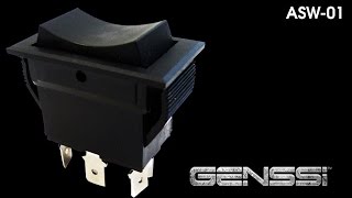 GENSSI Rocker Switch Momentary On/Off Two directions