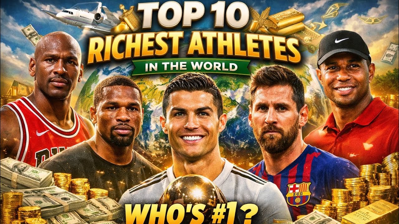Top 10 Richest Athletes in the World Who do you think is #1? Subscribe for more Top 10 rankings