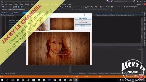Mix 2 images by Clone method - OpenCV Tutorial 12