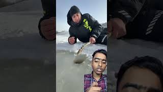 বরফের বিতর বড় বড় মাছ কেমনে পেল😱🐟 #foryou #viral #tranding