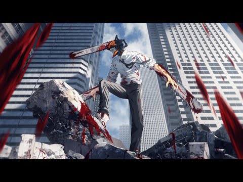 【MAD/AMV】チェンソーマンChainsawman | 鏈鋸人 op1 米津玄師 - KICK BACK【中文歌詞】