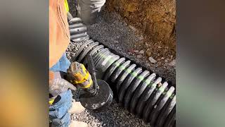 How To Make A 6” core for ADS Inserta Tee  for roof drain