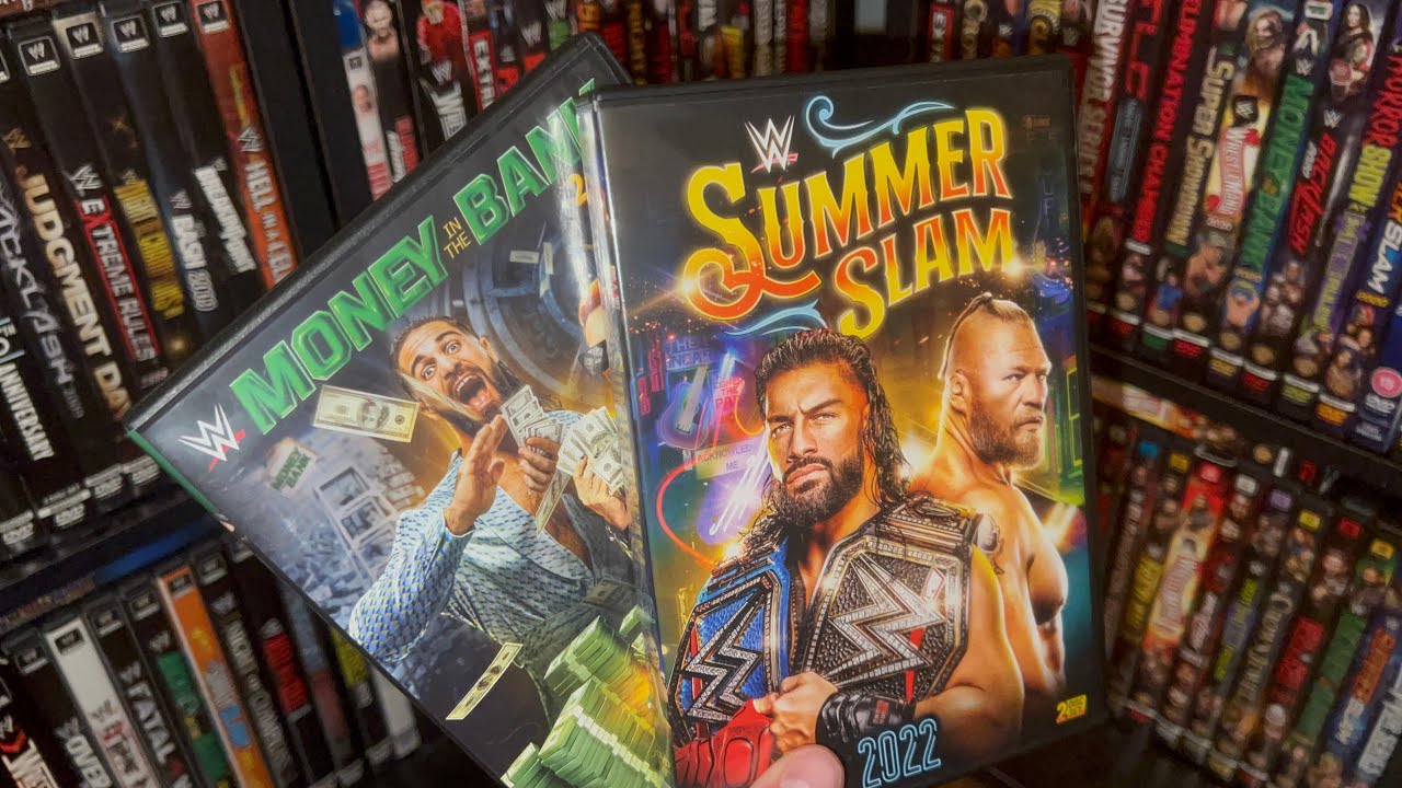 WWE DVD Hunt Money In The Bank And Summerslam 2022 YouTube