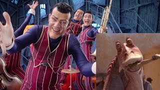 We Are Number One but is with Jar Jar Binks