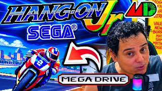 TESTEI O NOVO HANG ON JR PARA MEGA DRIVE !