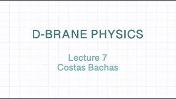 C. Bachas: Lecture VII