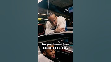 Lewis Hamilton shows Junior Driver inside his F1 car 🥹🤯