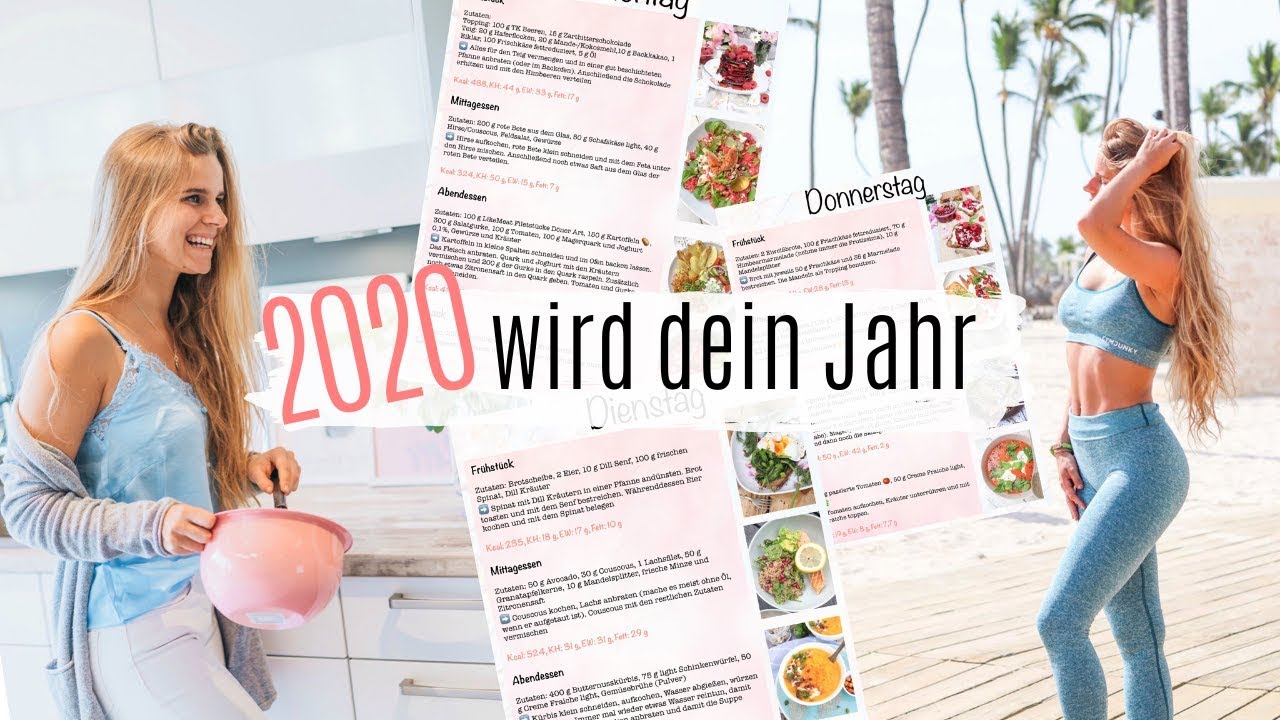 Fitness Und Ernahrungsziele 2020 Erreichen Ernahrungsplan Youtube