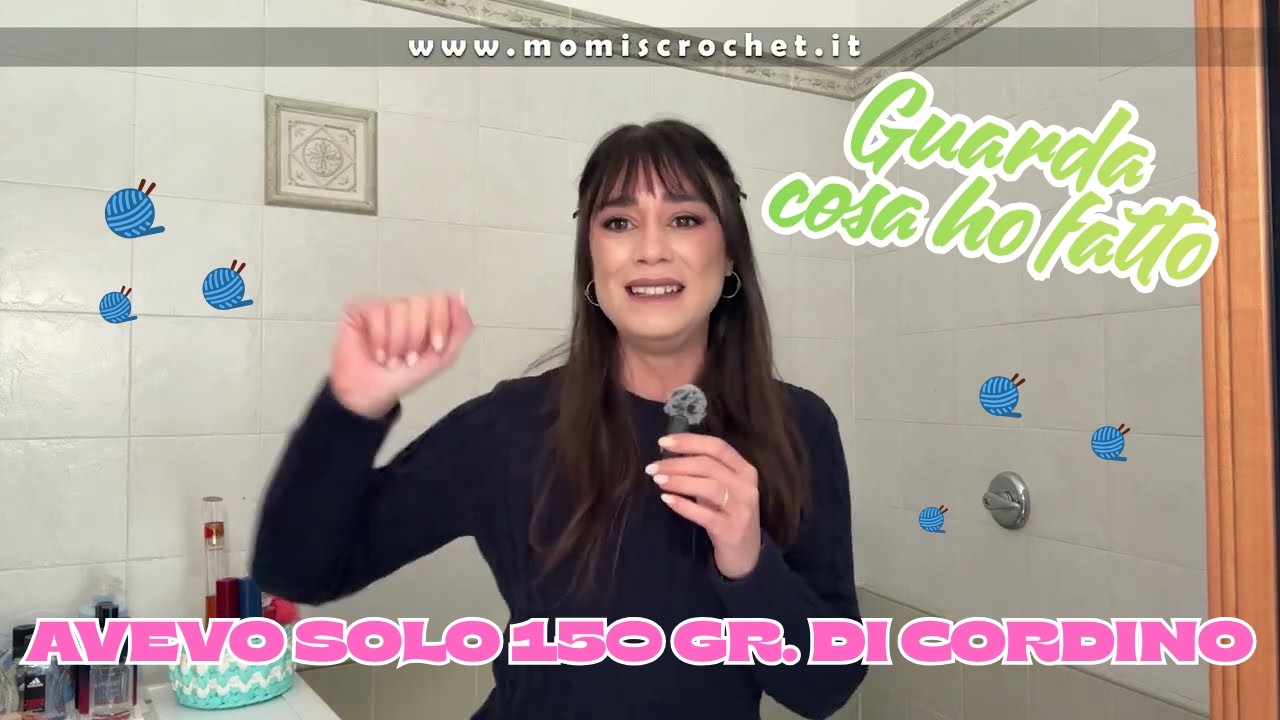 AVEVO SOLO 150g di CORDINO AVANZATO… Guarda cosa ho realizzato! 🧶