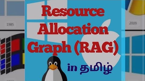 Resource Allocation Graph (RAG) in தமிழ் - operating system complete tutorial in தமிழ்