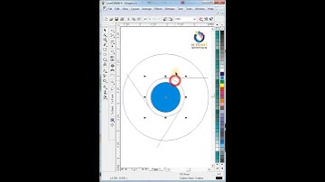 How to make Google Chrome Illustration in CorelDraw | #shorts | #chrome | #logo | Kami Graphics