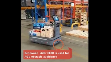 LiDAR CE30 AGV Case Study - Worker Following Model in JD warehouse