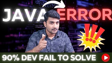 5 JAVA ERRORS you should learn today ( NoClassDefFoundError) | JVM architecture - ClassLoader