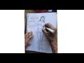 Tutorial how to draw female body proportions  victor arts studio