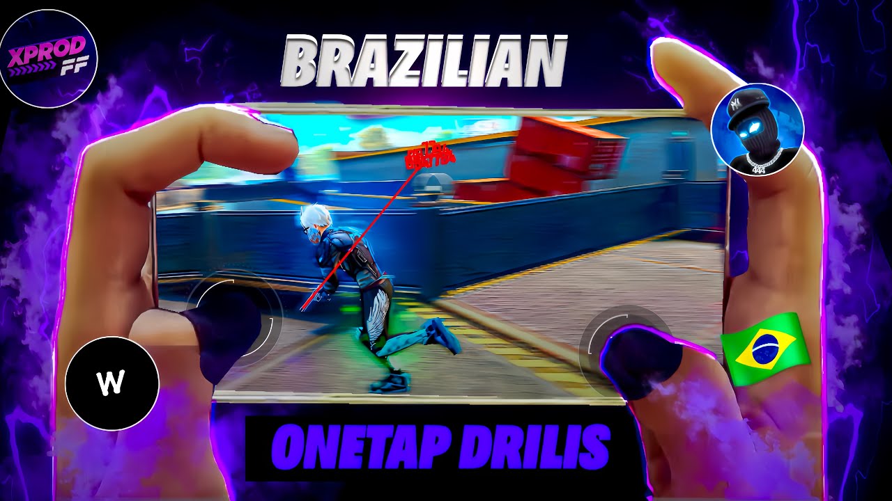 BRAZILIAN PLAYERS 🇧🇷 ABNORMAL ONETAP DRILLS ☠️SECRETS // LEARN ONETAP HEADSHOT LIKE BRAZILIANS IN FF
