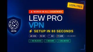 How to Setup Lew Pro VPN in ALL Countries For a Fast & Secure Connection screenshot 3
