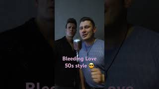 Bleeding Love 50s style. New music on Friday. #thebaseballs #bleedinglove #leonalewis #rocknroll